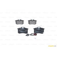 Bosch 6Q0698451B Disk Balata - Arka - [WVA 23823] -  [ 87X52,9X17 mm ] - İkaz Kablolu